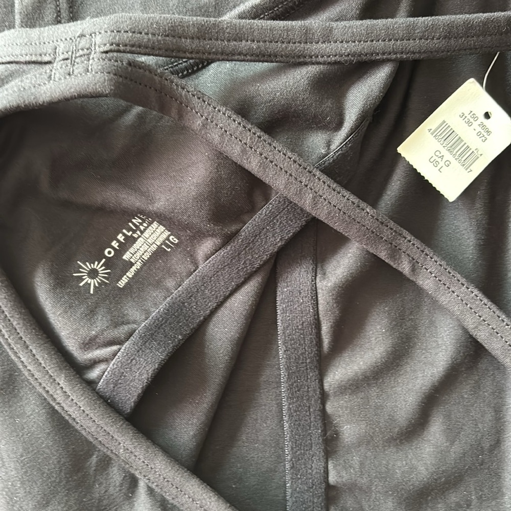 OFFLINE By Aerie The Hugger Longline Racerback Sports Bra L - Picture 4 of 4